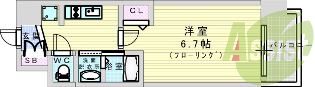 10階の間取り図