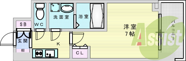 11階の間取り図