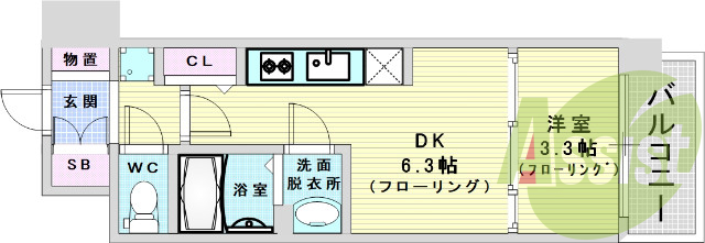 大阪市北区、BPRレジデンス天満橋