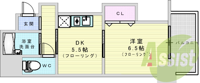 3階の間取り図