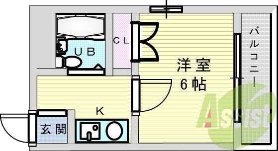 9階の間取り図