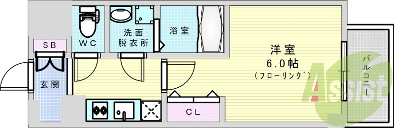 11階の間取り図