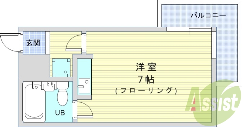 2階の間取り図