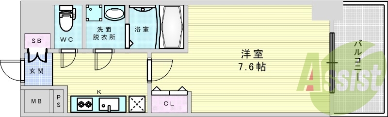 10階の間取り図