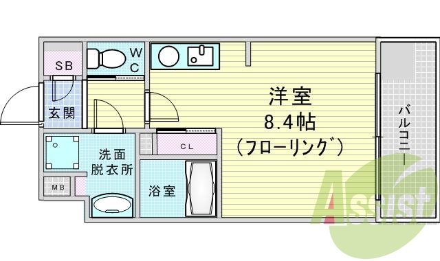 13階の間取り図