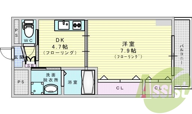 １ＤＫ・オートロック・エアコン・ウォシュレット・システムＫ