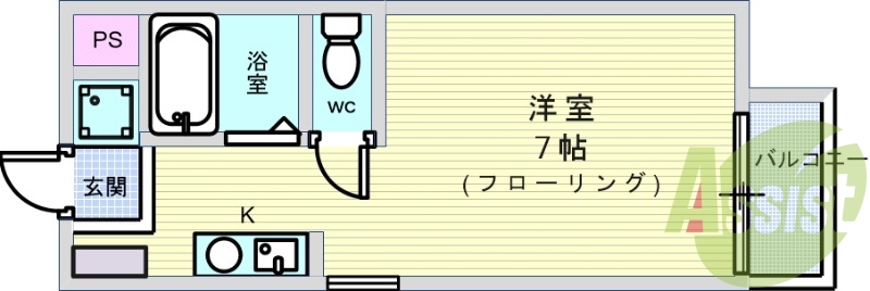 2階の間取り図