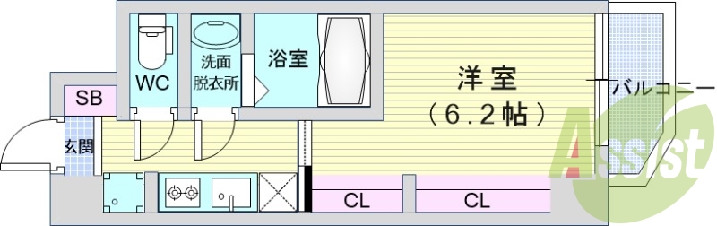 3階の間取り図