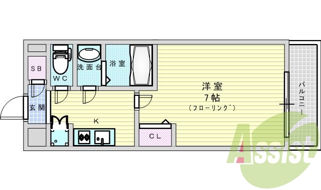12階の間取り図