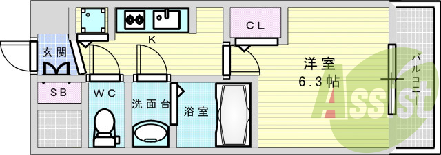 11階の間取り図