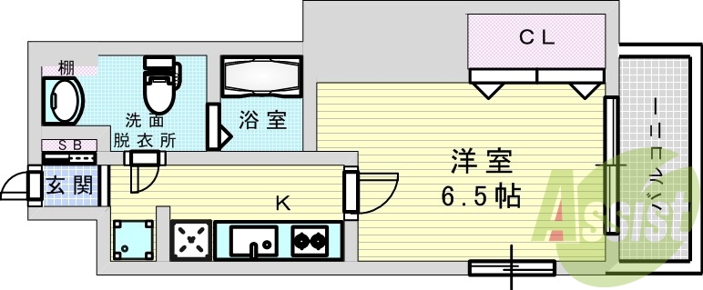 7階の間取り図