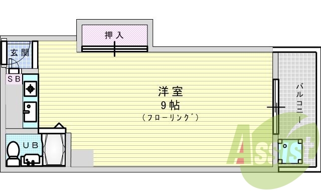 6階の間取り図