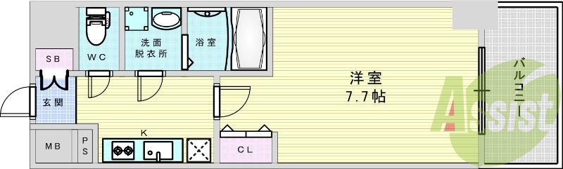 10階の間取り図
