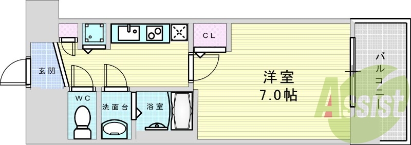 5階の間取り図