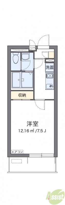 1階の間取り図