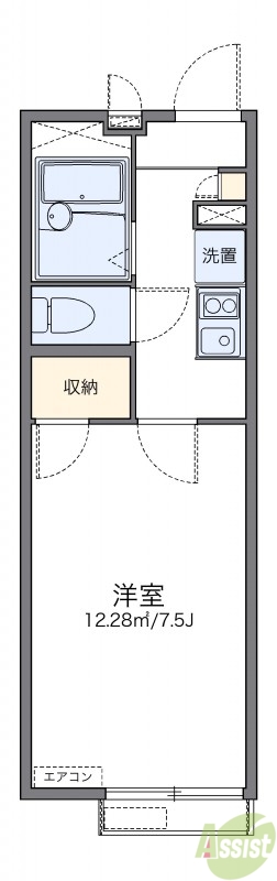 2階の間取り図