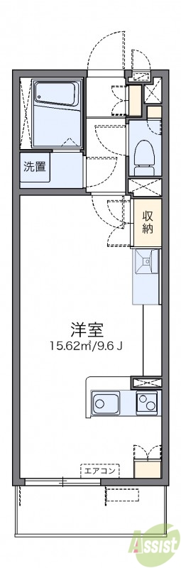 2階の間取り図