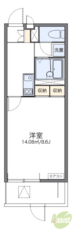 1階の間取り図