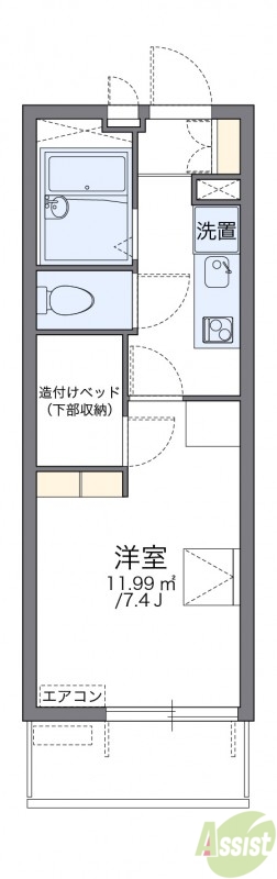 4階の間取り図