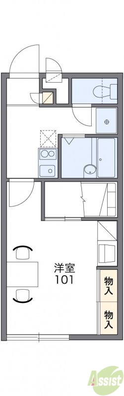 2階の間取り図