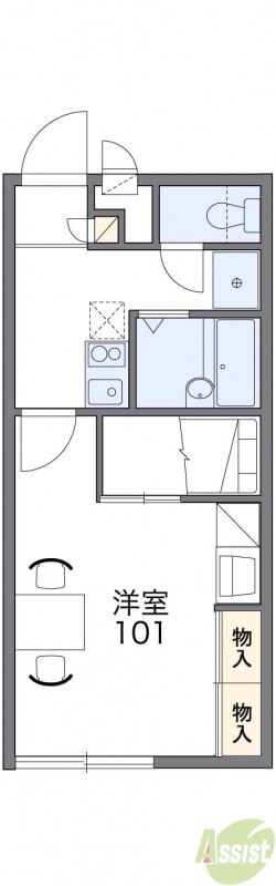 2階の間取り図