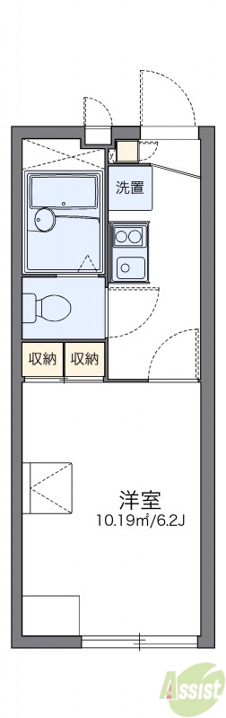 2階の間取り図