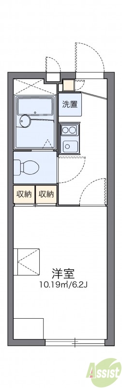 2階の間取り図