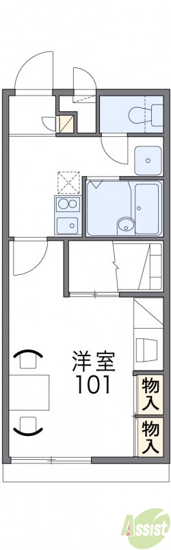 2階の間取り図