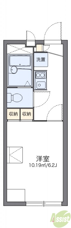 2階の間取り図