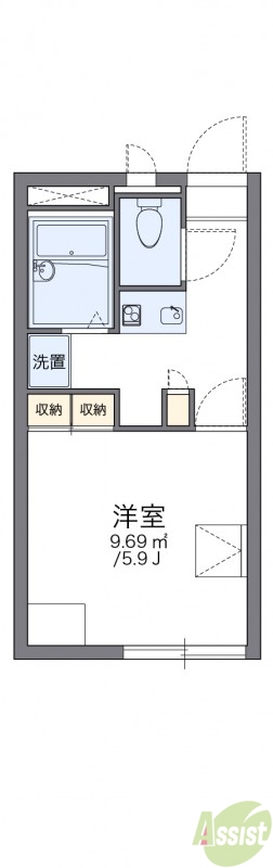 2階の間取り図