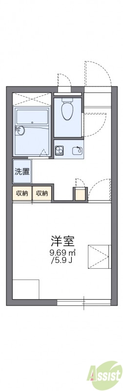 1階の間取り図