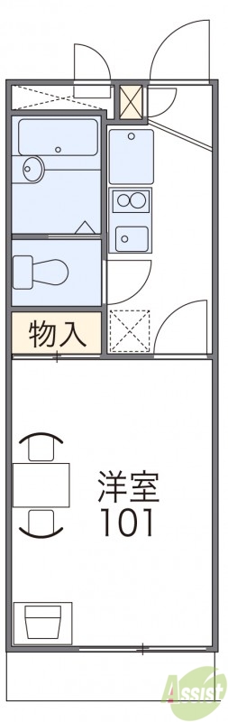 1階の間取り図