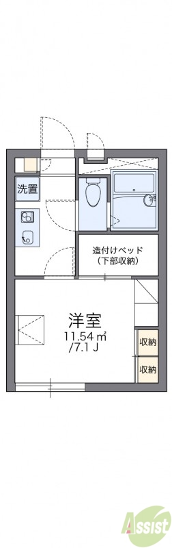 代表的な間取のため実際の間取とは異なる場合があります
