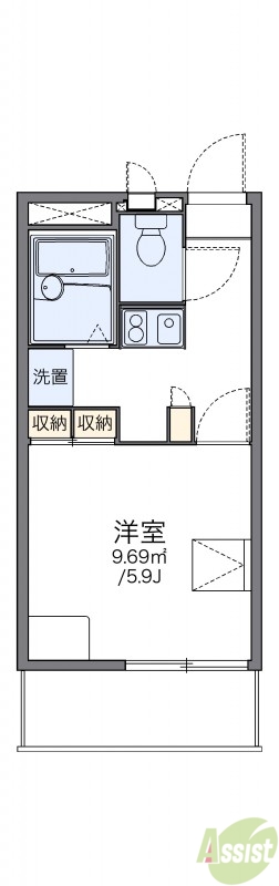 2階の間取り図