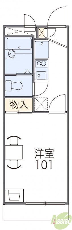 代表的な間取のため実際の間取とは異なる場合があります
