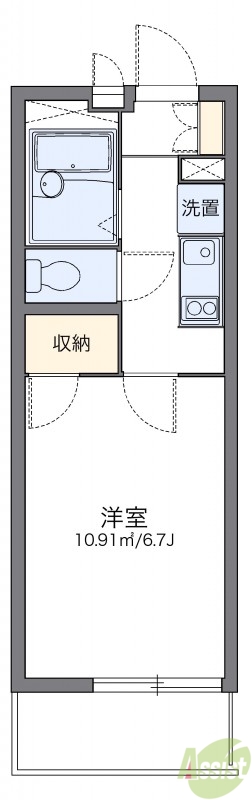 4階の間取り図