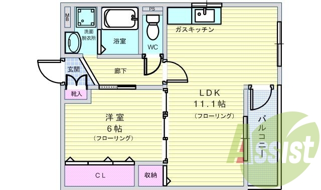 １ＬＤＫ・リノベーション・オートロック・東向き・ドアホン