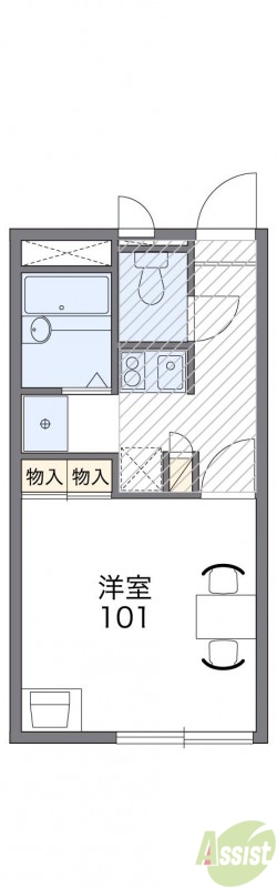 1階の間取り図