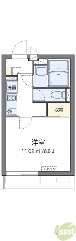 2階の間取り図