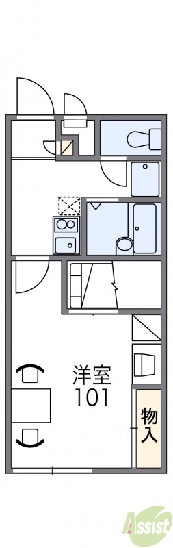 1階の間取り図