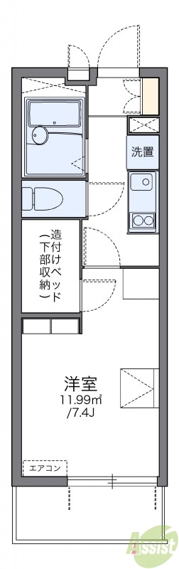 2階の間取り図