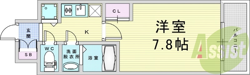 10階の間取り図