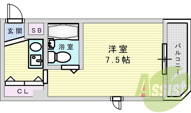 3階の間取り図
