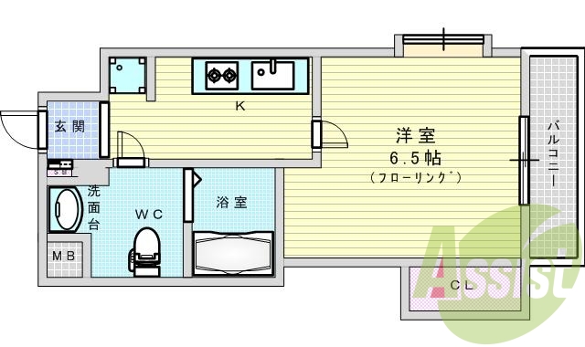 7階の間取り図