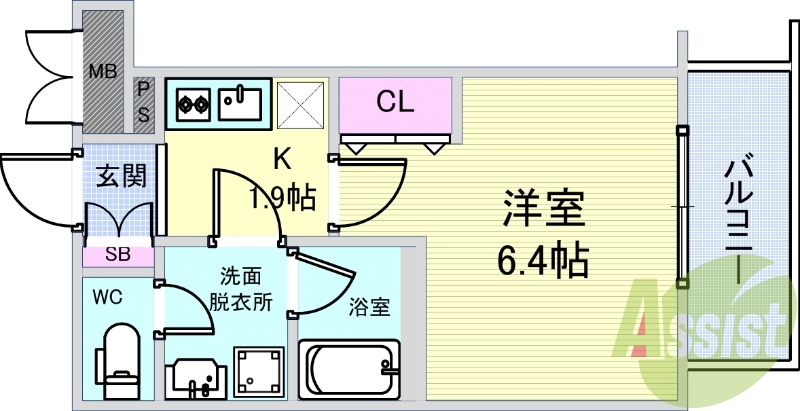 3階の間取り図