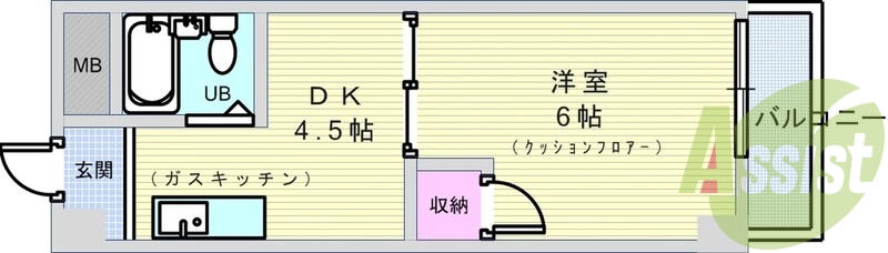 2階の間取り図
