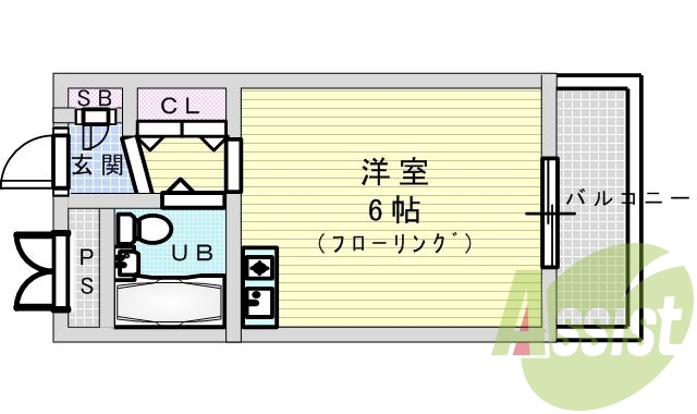 2階の間取り図