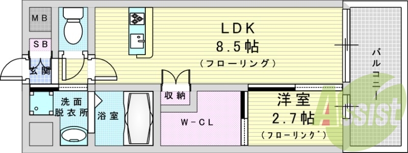 12階の間取り図