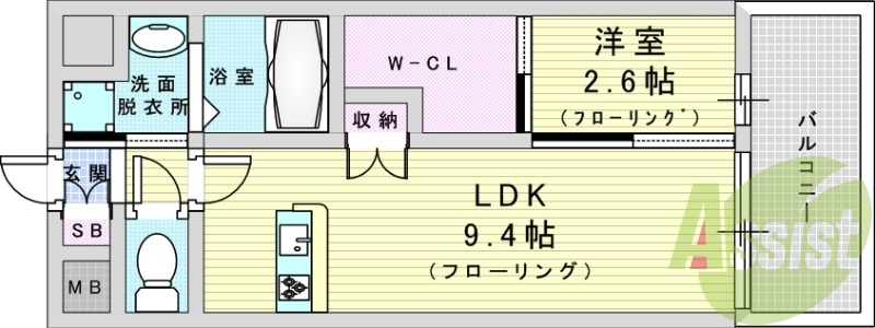 14階の間取り図