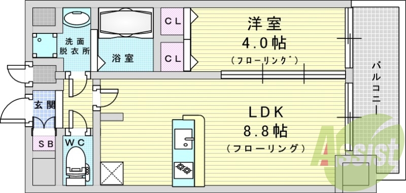 10階の間取り図